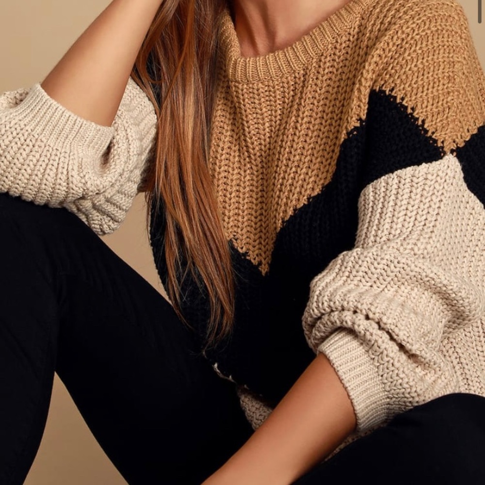 Tri colored sweater!